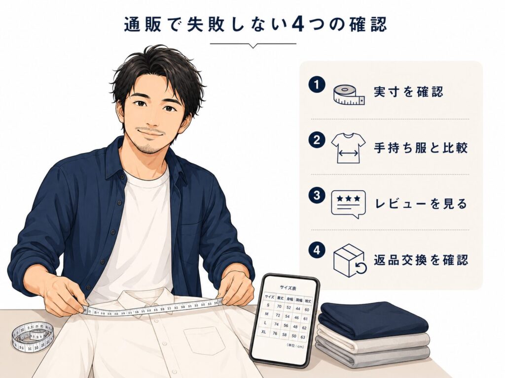通販で失敗しない４つの確認